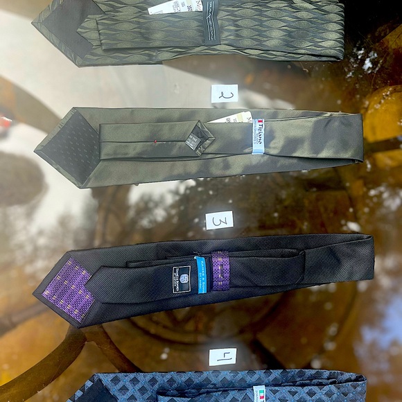 Varied brand neckties, all the same size, real silk, never worn - Picture 2 of 11